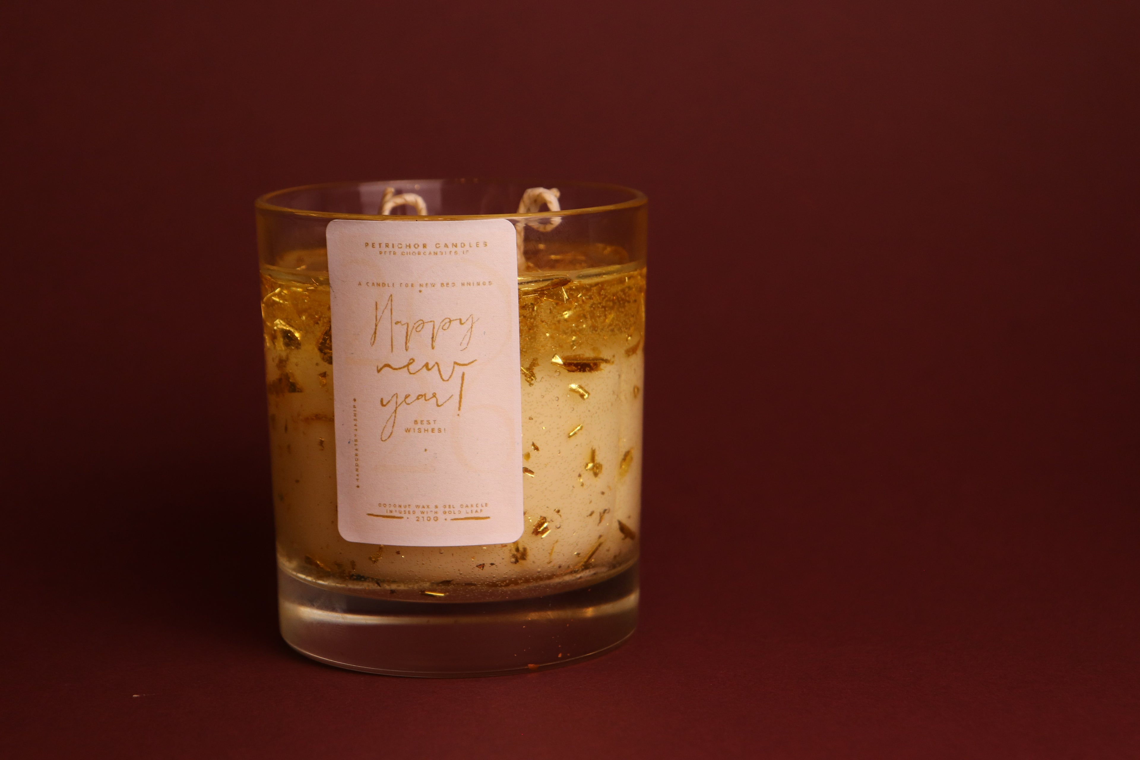 New Beginnings | Luxury New Year Candle | Golden Resolve | 210G