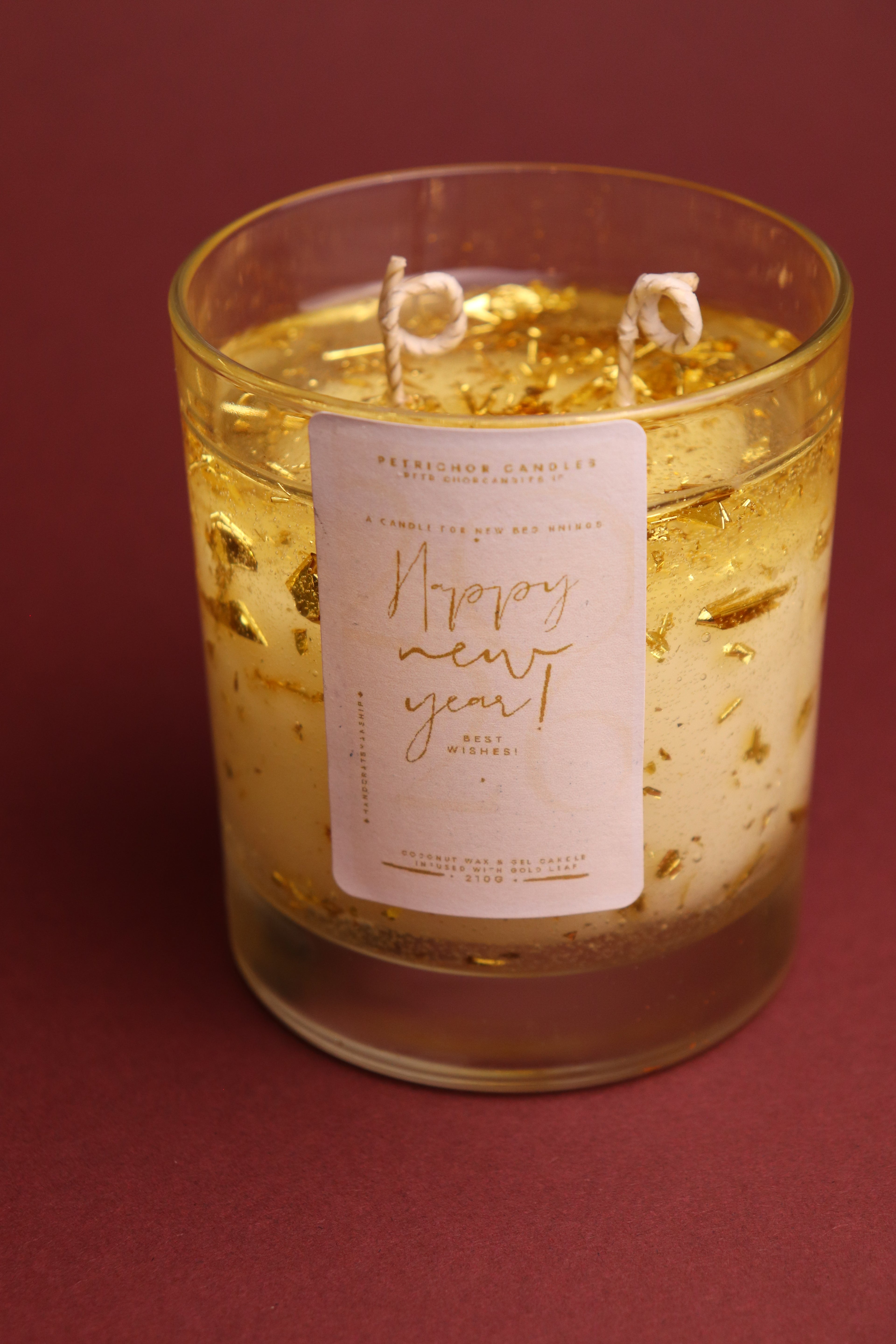 New Beginnings | Luxury New Year Candle | Golden Resolve | 210G